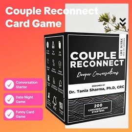 Couple Reconnect Card Game, 200pcs/box Conversation Card Game, Funny Card Board Games for Couple, Party Game, Date Night Game, Conversation Starter