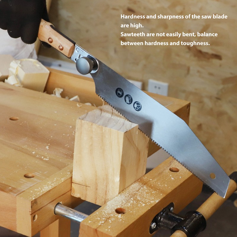 Single Sided Saw SK5 Alloy Blade Wooden Handle Hand Pull