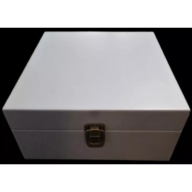 myhiddenessentials - custom New Wood Storage Box with Latch for dōTERRA Essential Oils - 36 Slot [Gray]