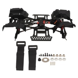 SUNGOOYUE RC Chassis Frame, 313mm Wheelbase Chassis Frame with 2 Speed 4 Shock Absorbers for SCX10 1/10 RC Crawler Car