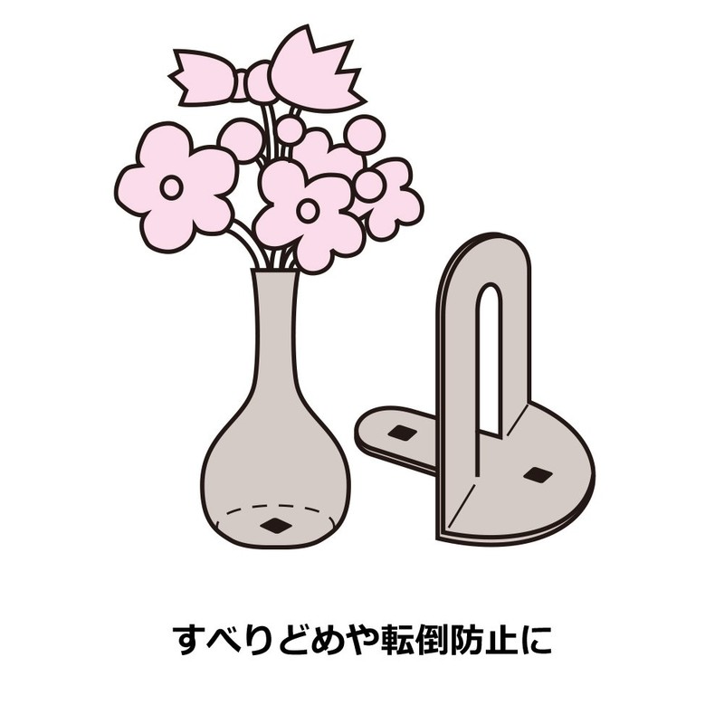 プラス 粘着ピン リピタック 20mm 12片入 クリヤー