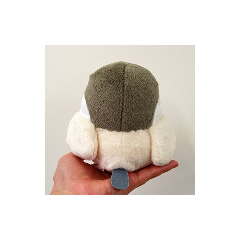 ムニュマム 文鳥 グレー/ベージュ ぬいぐるみ Mサイズ