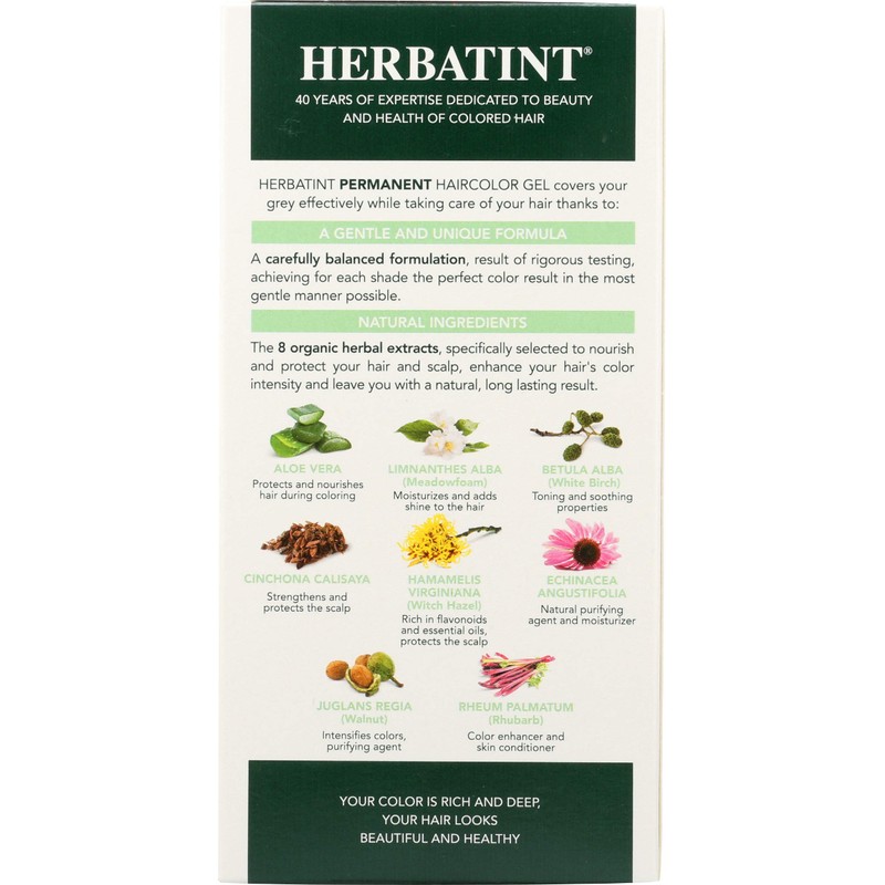 Pack of 1 x Herbatint Permanent Herbal Haircolour Gel 7M