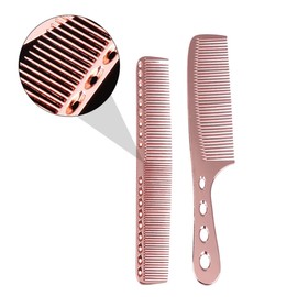 TOVINANNA 2pcs Static Hair Combs for Barbers and Salon Use Lightweight Styling Tool Comfortable Grip for Daily Hairdressing and Care