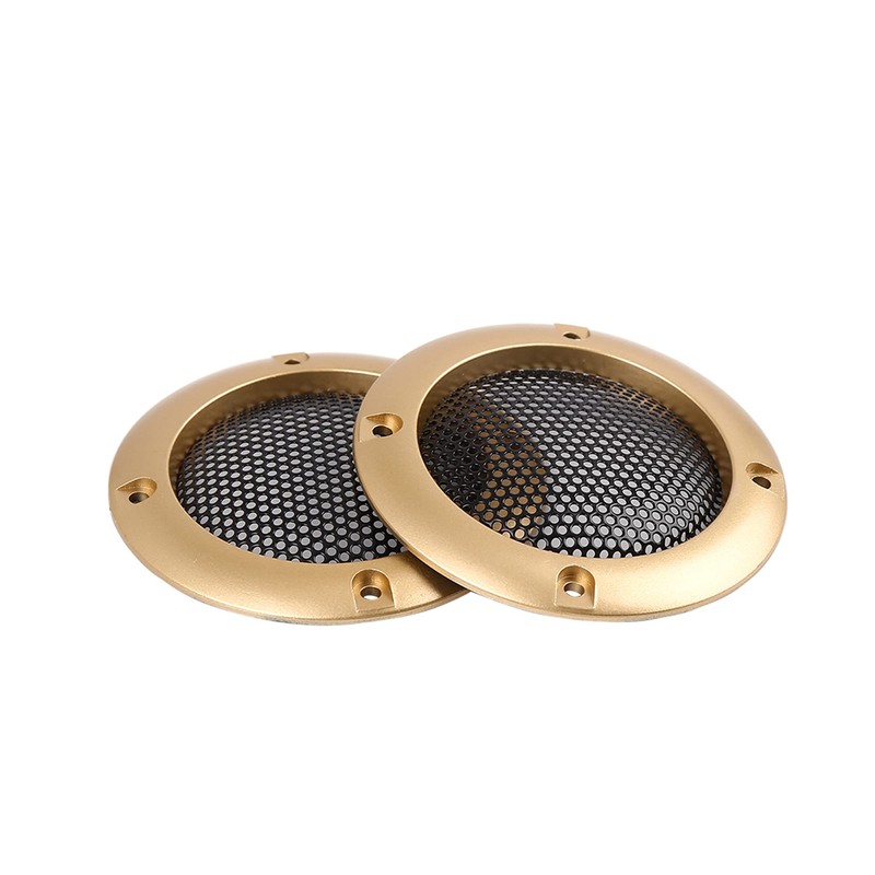 X AUTOHAUX 2pcs Grill Cover 2" Mesh Protector Speaker Subwoofer