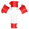 Industrial Socket Waterproof Electrical Connector 3 Way 16A Outlet for