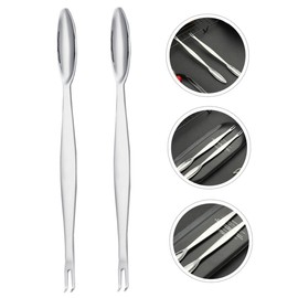 Mikinona Crab Leg Tools Set of 2 Stainless Steel Forks Multipurpose Seafood Tools Perfect Present for Seafood Enthusiasts