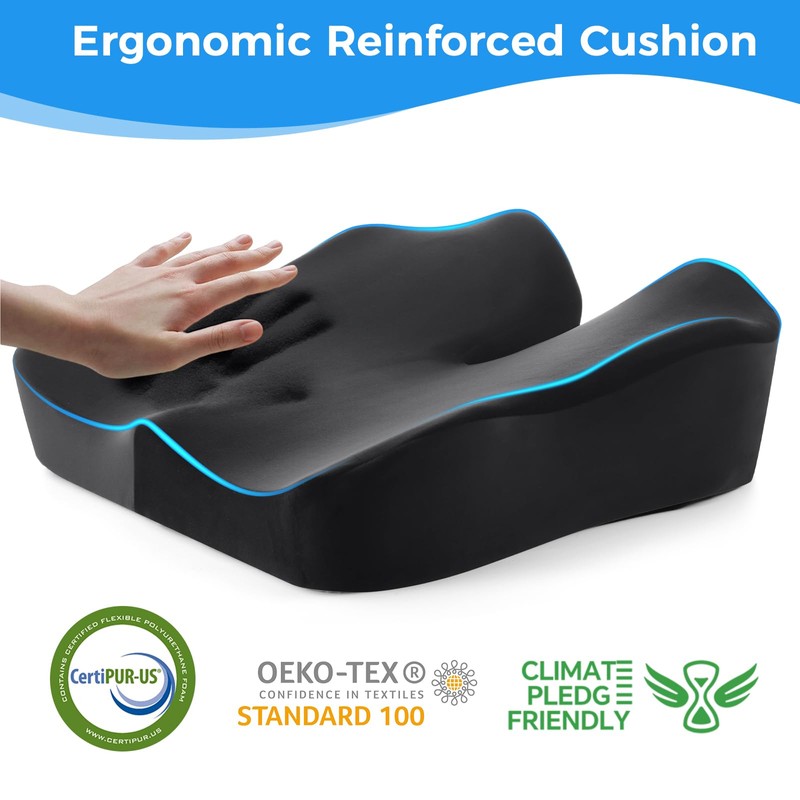 Niceeday Seat Cushion for Office, Car & Wheelchair - Premium