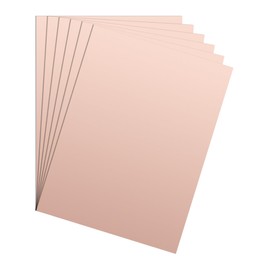 PATIKIL 6x8 inch Single Sided Copper Clad Laminate PCB, 6 Pcs 1.5mm Thickness FR4 Copper Plated Universal Circuit Prototype Board for Etching DIY PCB Kit