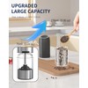 CIRCLE JOY Gravity Electric Salt and Pepper Grinder Set Battery
