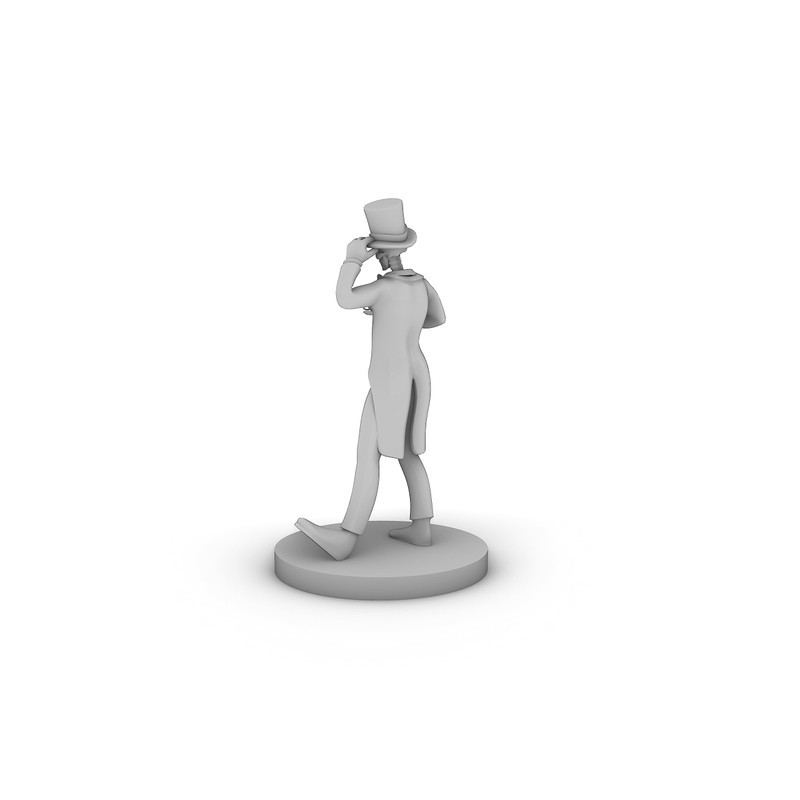 Skeleton Butler Tabletop DND Gaming Miniature