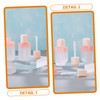 ORFOFE 10pcs Round Lip Gloss Tubes Refillable Mini Empty Lip