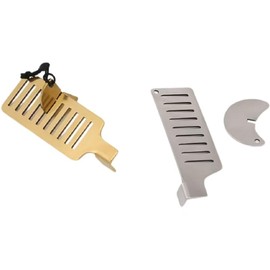 2 Pcs Portable Door Lock Hotel Door Lock Travel Safety Stainless Steel Door Lock Without Drilling Portable Locks for Doors Travelling Home Apartment (Silver+Gold, One Size)