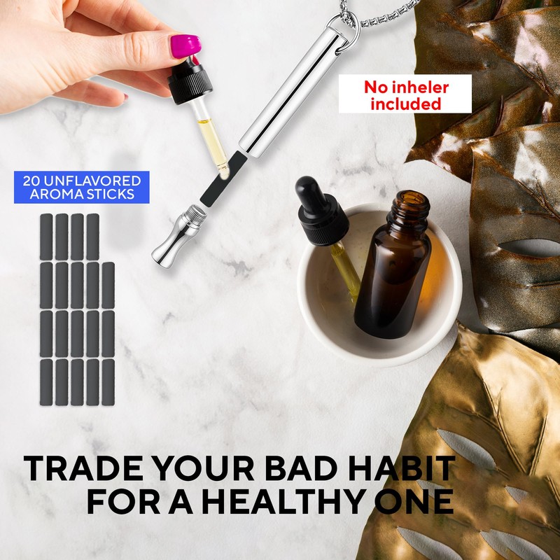 Breathing Necklace Refills - Habit Control Unscented Cores Set -