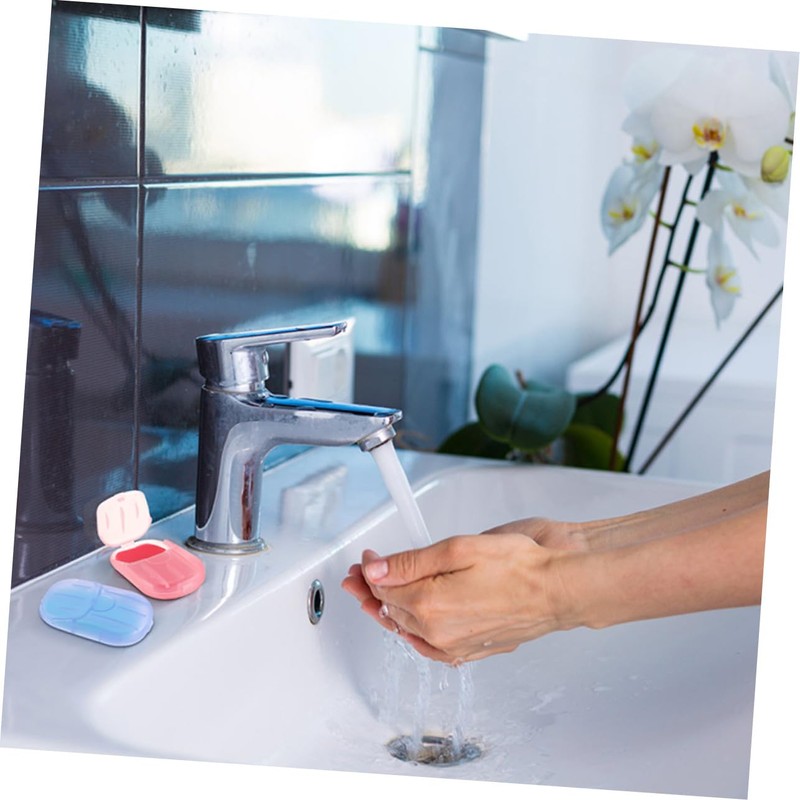 WOONEKY Portable Travel Soap Sheets Material No Odor Compact Light