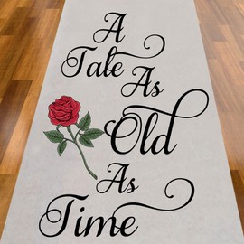 A Tale As Old As Time Rose Aisle Runner