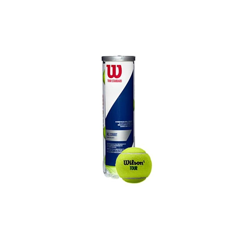 Wilson Tour Competition 4 Tennis Ball Can 3 Pack