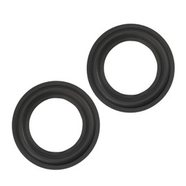 Fielect 2Pcs 3.07inch/78mm Rubber Speaker Edge Surround Rings Replacement Kit for Speaker Repair or DIY Black