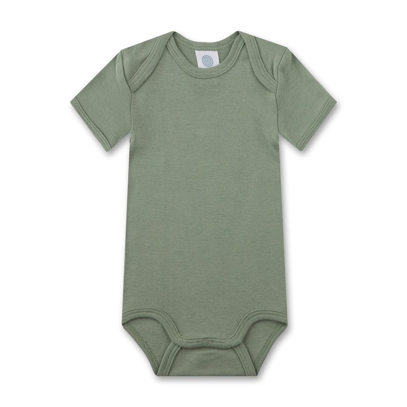 Sanetta Baby Boys Double Pack Bodysuit Half Sleeve, Lime