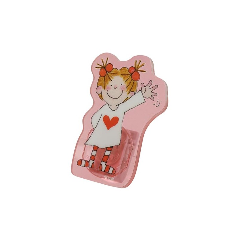 Greeting Life Acrylic Clip Rotating Coco-chan RYZ-1067 Red