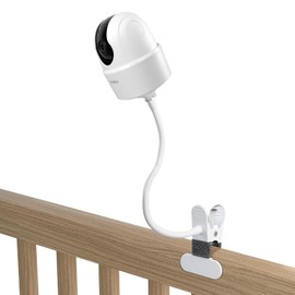 Koroao Clip Clamp Mount Compatible with Imou 2K WiFi Security Camera Indoor Pet Dog Baby Camera (White)