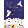 doodlecards Special Couple Christmas Card Nativity Scene Angels Bethlehem Medium