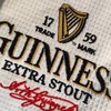 Guinness - Waffle Tea Towel - Embroidered Logo - Black