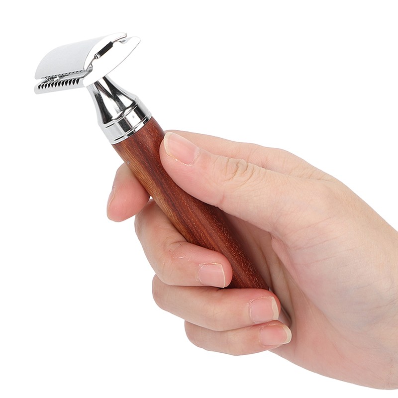 Shaving Razor Vintage Style Safe Accurate Double Edge Ergonomic Design
