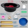 ZACCAS Freestanding Tub Drain Rough-in Kit, [Built to Last][Easy Installation]