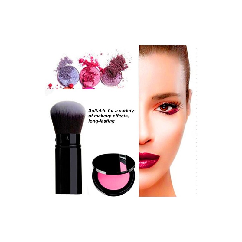 Retractable Makeup Blush Brushes, Sinide Professional Kabuki Brush Set -