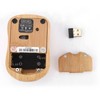 Wireless Mouse, Wooden Wireless Mouse, 2.4GHz Wireless Optical Bamboo Mouse