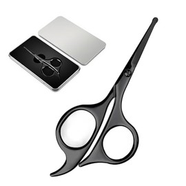HASTHIP® Tijeras Pequeñas con Punta Redonda, Tijeras Profesionales de Aseo para Cuidado Personal y Recorte de Vello Facial, Nariz, Orejas y Cejas para Hombres y Mujeres