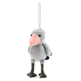 Carolata Plush Mascot (Inspected 2 Degrees, Width 2.8 x Height 5.9 x Depth 5.1 inches (7 x 15 x 13 cm), Realistic Bird Keychain, Toy, Gift, Birthday