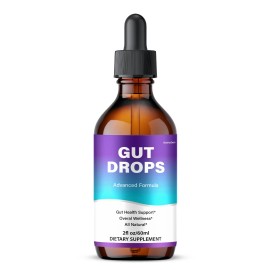 Gut Drops, Max Strength Formula, GutDrops Liquid Supplement (5 Pack)