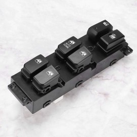 Car Window Control Switch, Left Front Electric Power Window Switch Fits for Hyundai Santa Fe CM 2007-2011 93570-2B000