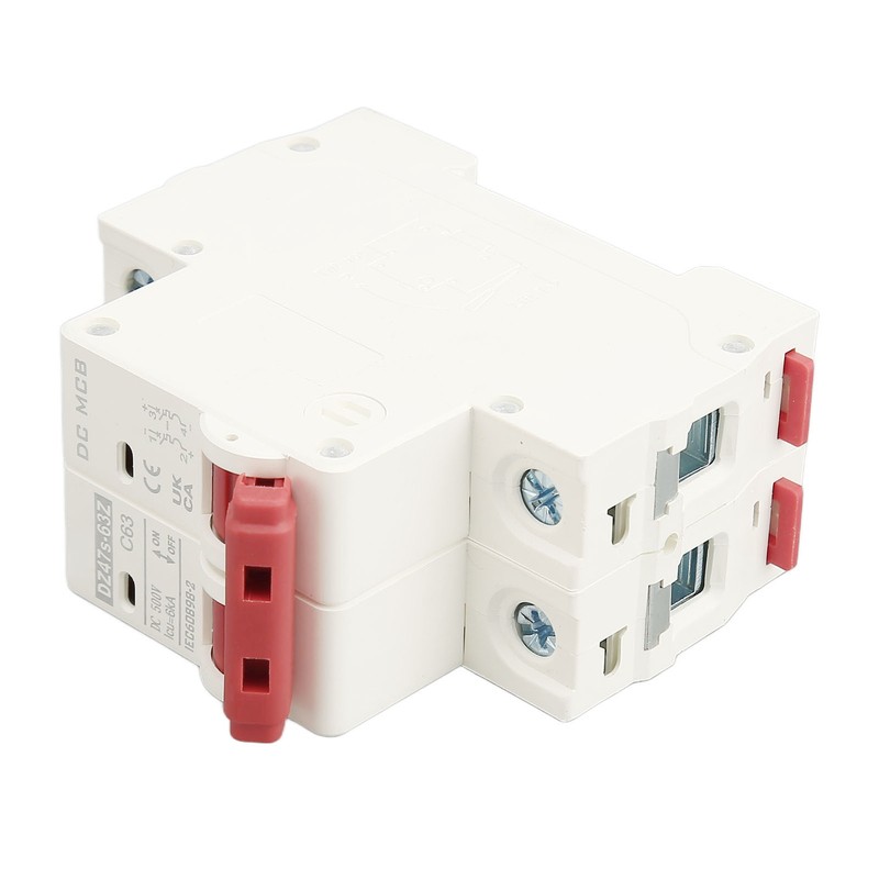 DC Miniature Circuit Breaker 2P 63A DC500V 6000A Breaking Capacity