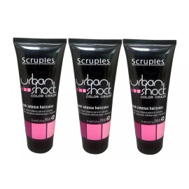 Scruples Urban Shock Color Craze Pink 2.5 Oz Set of 3
