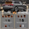 ISUNMEA Car Finger Light with Remote, Yellow Led Hand Gesture