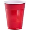 Red Solid Color Plastic Party Cup (18 Oz.) 16 Count