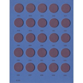 No 9102 1913-DATE 1977 Buffalo & Jefferson Nickel WHITMAN TRI-FOLD ALBUM #16/348