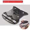 COOSKIN Foldable Laptop Stands with Height Adjustable ( Up to17cm),Portable