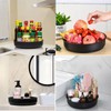 CALIYO Turntable Organiser, Rotating Spice Rack Made of Stainless Steel,