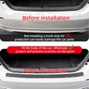 Universal Rear Bumper Protector | Rubber Anti-Scratch Guard | 41x3.4