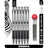 Zebra F-301 Retractable Ballpoint Pen with Stainless Steel Barrel 0.7mm