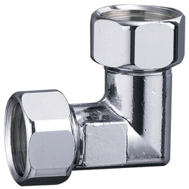 SANEI G1/2 T833-13 Plumbing Parts, Benly Can Elbow with Both Nuts, Rotating Type, Gasket Included