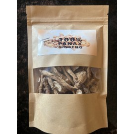 100% Pure 2024 ginseng- 100% Pure Wisconsin American Ginseng Dry Root - 4 oz