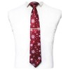 JEMYGINS Men's Christmas Tie and Tie Clip Set - m