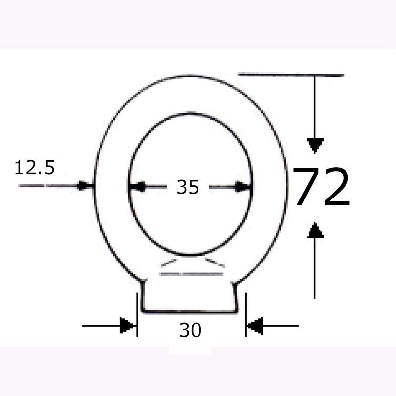 aiai 15-107 5/8" Eye Nut