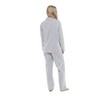 INSIGNIA Ladies Button Front Poly Cotton Pyjamas Gingham (20-22, Grey