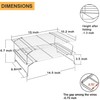 P&P CHEF Cooling Rack Set of 2, 2-Tier Stackable Stainless